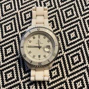 White with diamonds ToyWatch * see pics